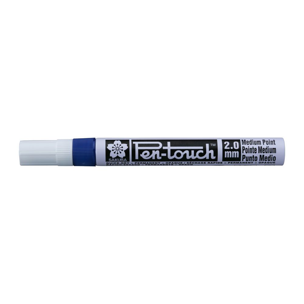Маркер перманентный "Pen-Touch", М, синий - 3