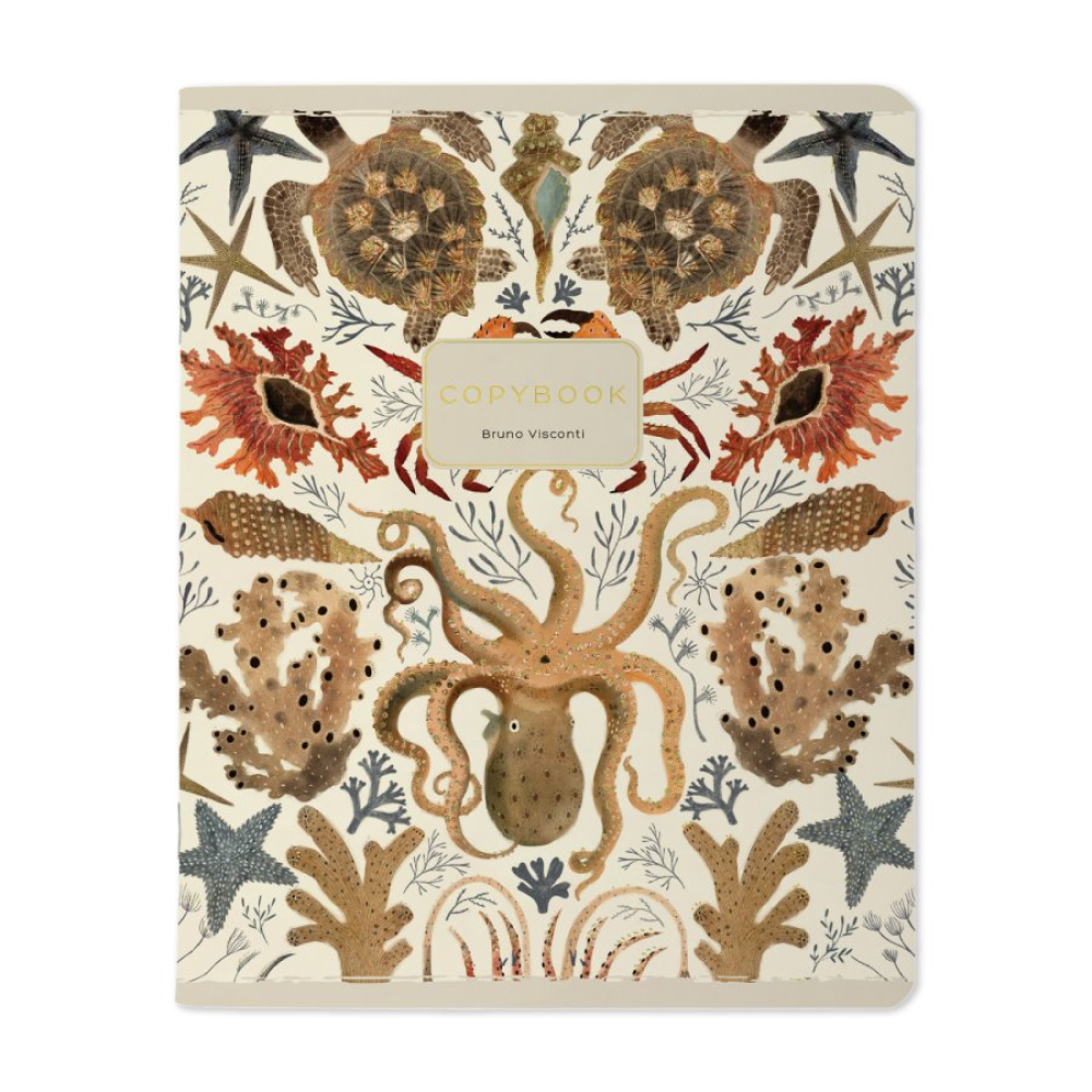 Тетрадь "Fauna", A5, 48 листов, клетка, скоба сбоку, ассорти - 3