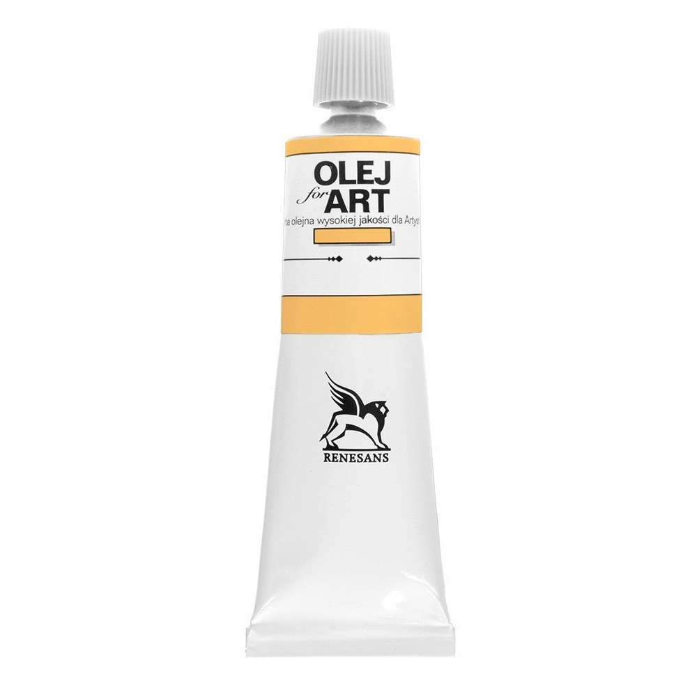 Краски масляные Renesans "Oils for art", 05 желтый неаполитанский розоватый, 60 мл, туба