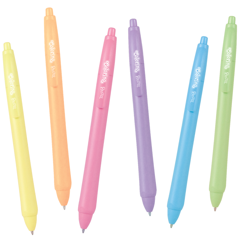 Ручка шариковая "Pastel", 0.7 мм, ассорти, стерж. синий - 2