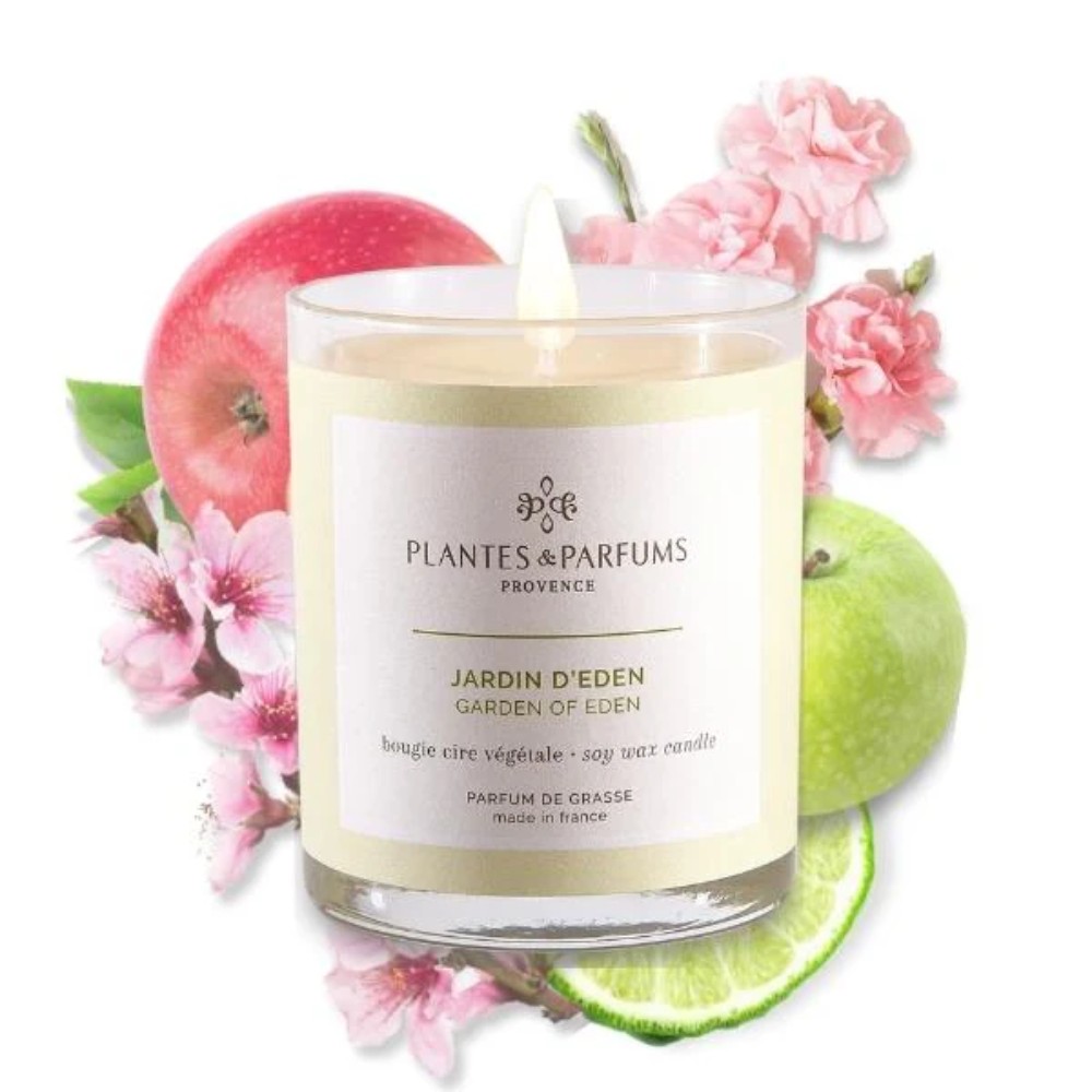 Свеча ароматическая PLANTS&PARFUMS "Garden of Eden", 180 гр., подарочная упаковка - 2
