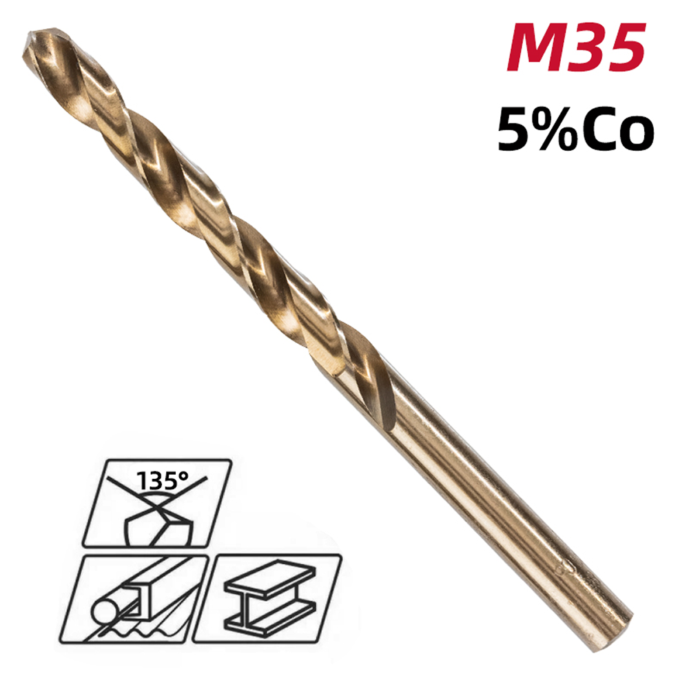Сверло по металлу Deli RS EDH-MHZ075-E2, 7.5 мм, DIN 338, HSCo 5% - 2
