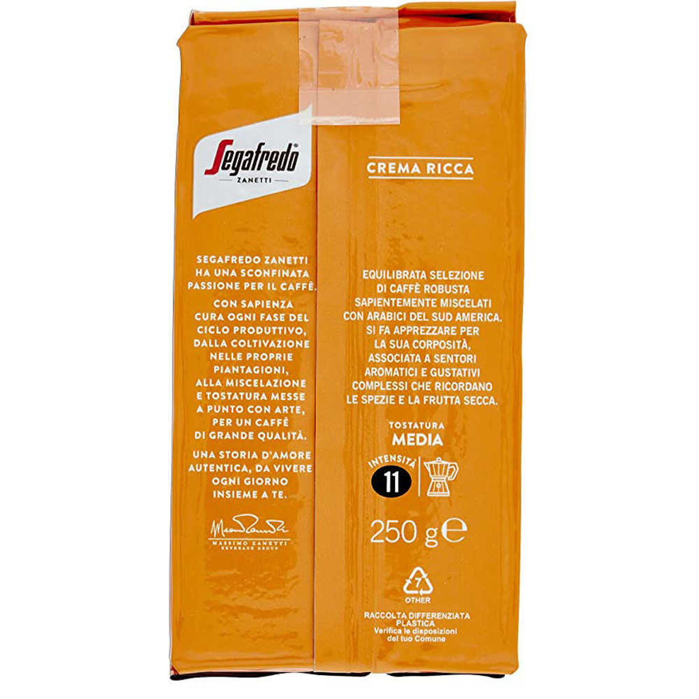 Кофе "Segafredo" Crema Ricca, молотый, 250 г - 2