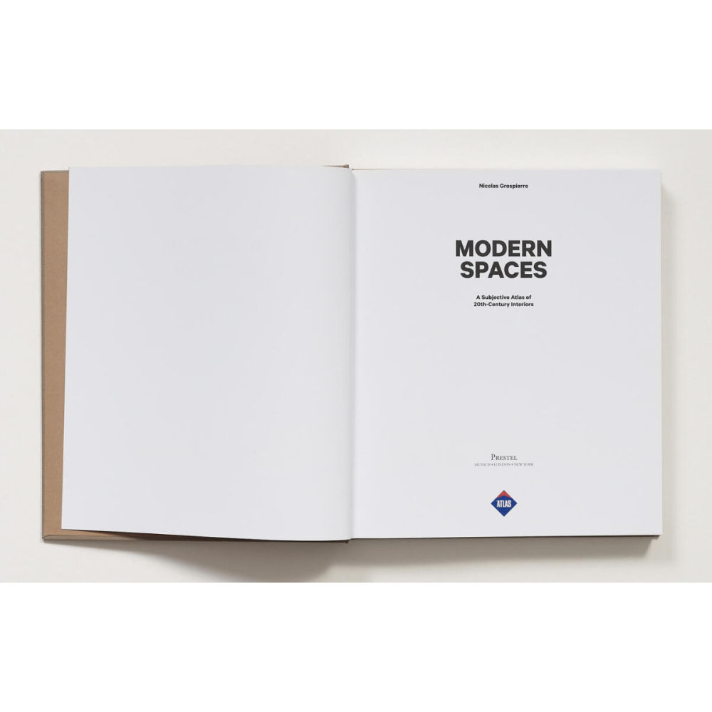 Книга на английском языке "Modern Spaces: A Subjective Atlas of 20th-Century Interiors", Nicolas Grospierre - 2
