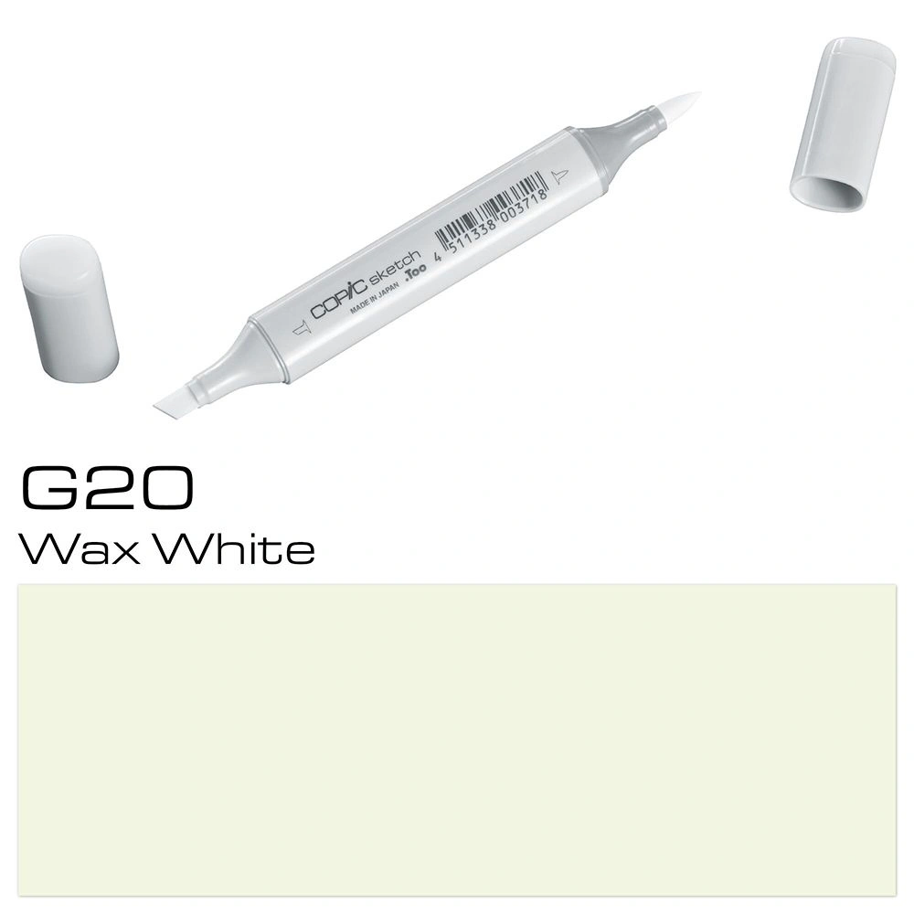 Маркер перманентный "Copic Sketch", G-20 белый воск