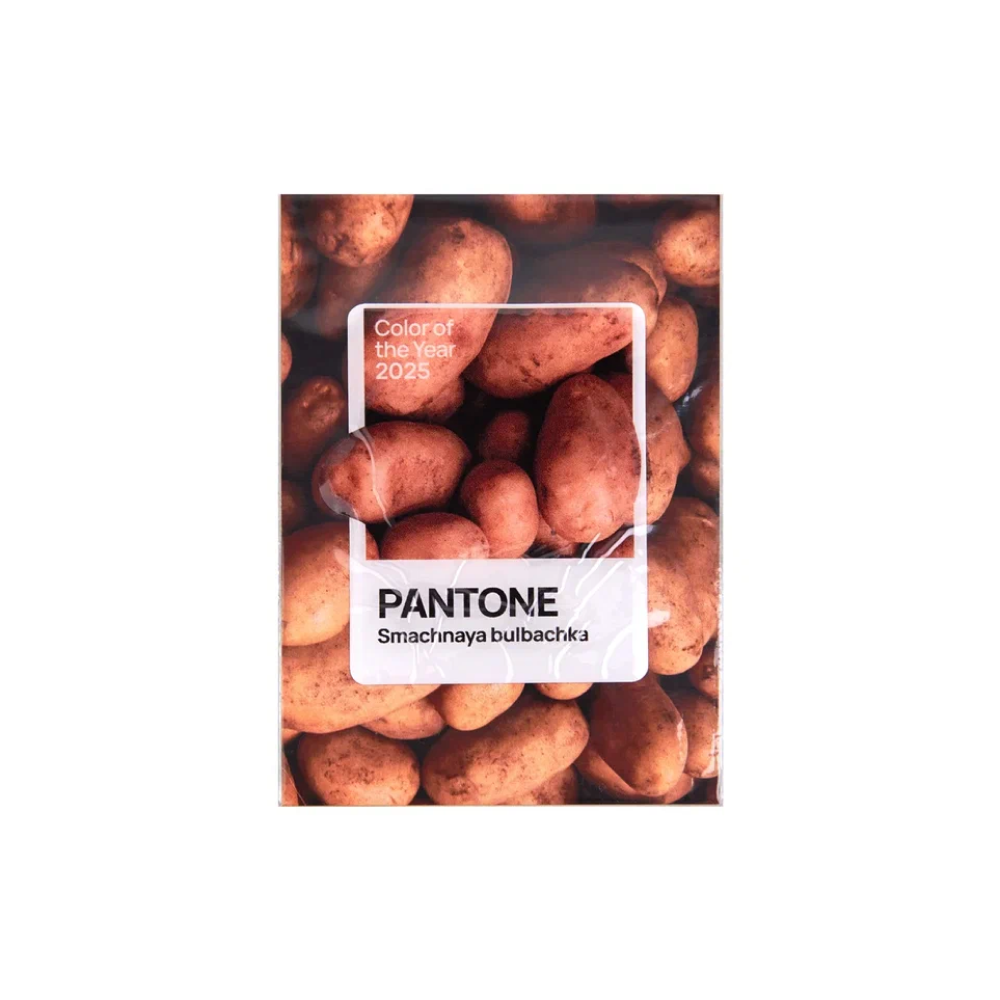 Набор сувенирный "Футболка унисекс оверсайз "Pantone 2025", XS, белый + открытка-стикер 3D" - 4