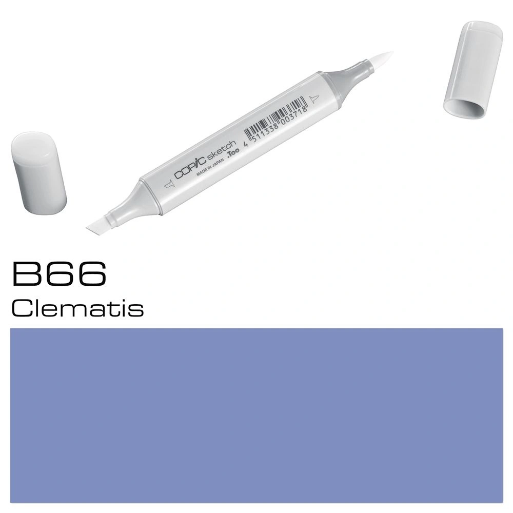 Маркер перманентный "Copic Sketch", B-66 клематис