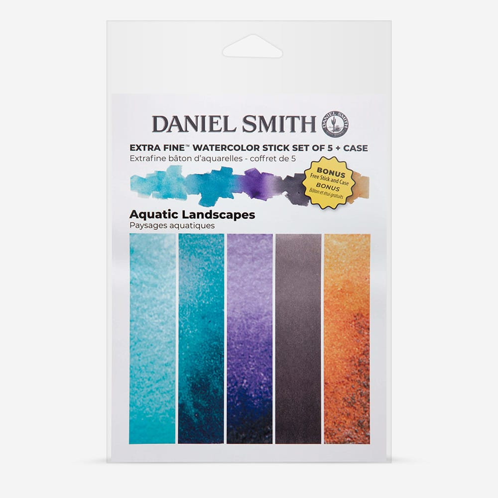 Набор стиков акварельных "Daniel Smith Aquatic Landscapes Set", 5 цветов - 7