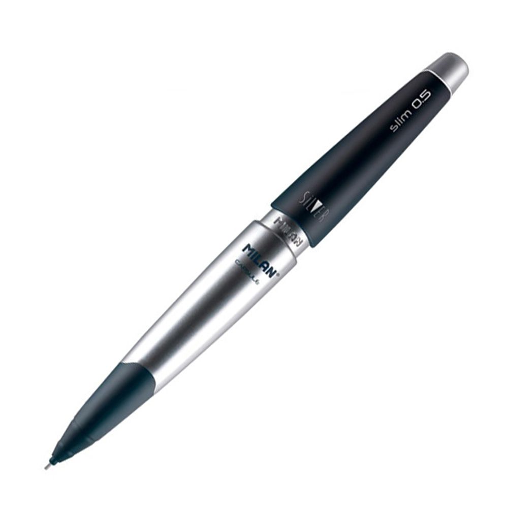 Карандаш автоматический "Capsule Slim Silver", 0.5 мм, с ластиком