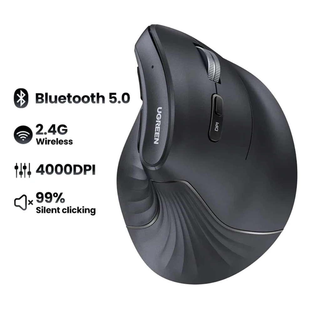 Компьютерная мышь Ugreen MU008-25444, черная - 3
