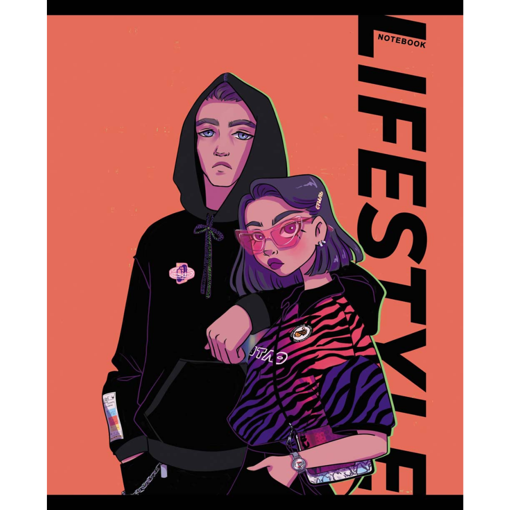 Тетрадь "Lifestyle", А5, 48 листов, клетка, ассорти  - 2