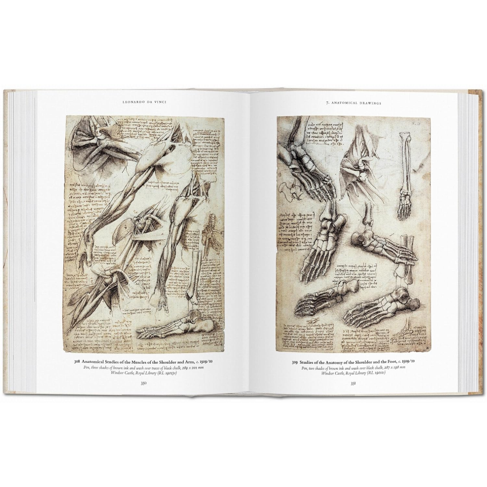 Книга на английском языке "Leonardo da Vinci. The Complete Drawings", Johannes Nathan - 7