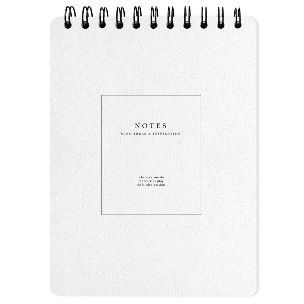 Блокнот "Notes", А5, 50 листов, в клетку, белый
