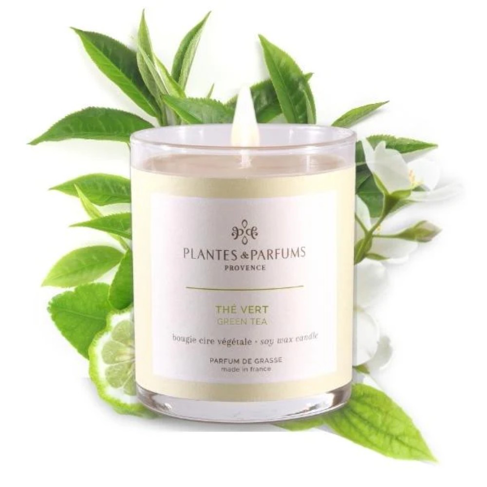 Свеча ароматическая PLANTS&PARFUMS "Green Tea", 180 гр.  - 2