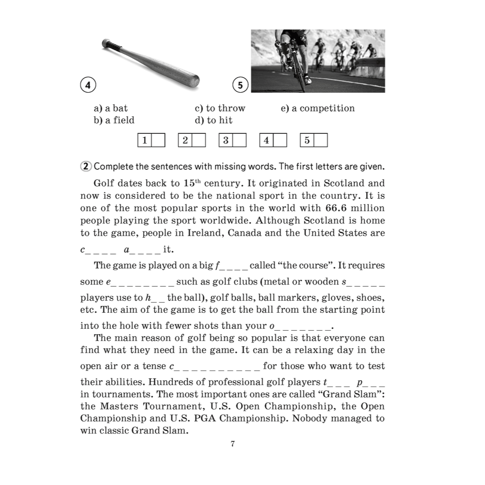 Английский язык. 7 класс. Практикум-2/Activity Book-2, Юхнель Н. В, Наумова Е., Демченко Н., Романчук В. - 6