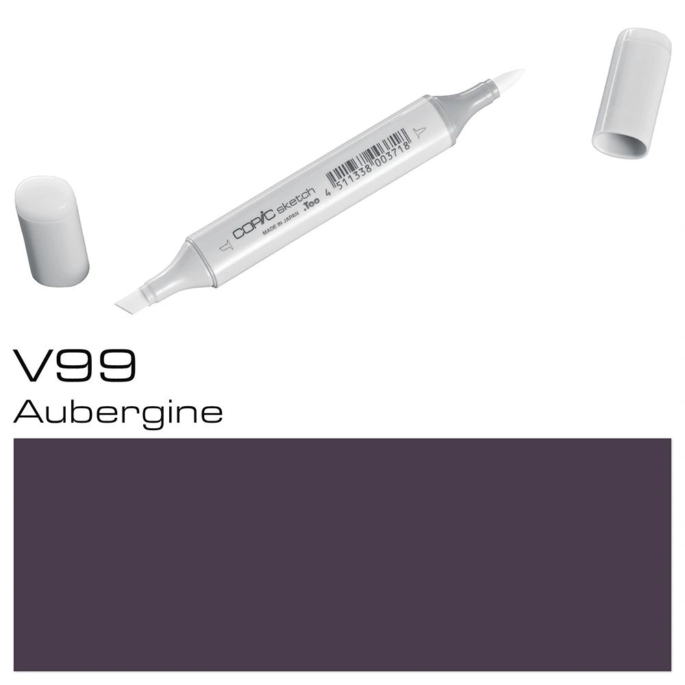 Маркер перманентный "Copic Sketch", V-99 баклажан