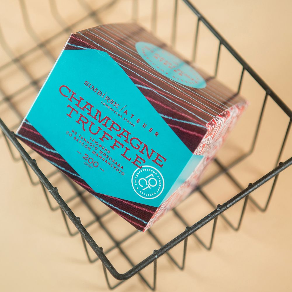 Конфеты "Simbirsk Atelier. ChampagneTruffle", 200 г, со вкусом шампанского - 2