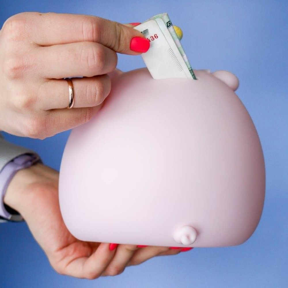 Копилка "Pig joy", розовый - 4