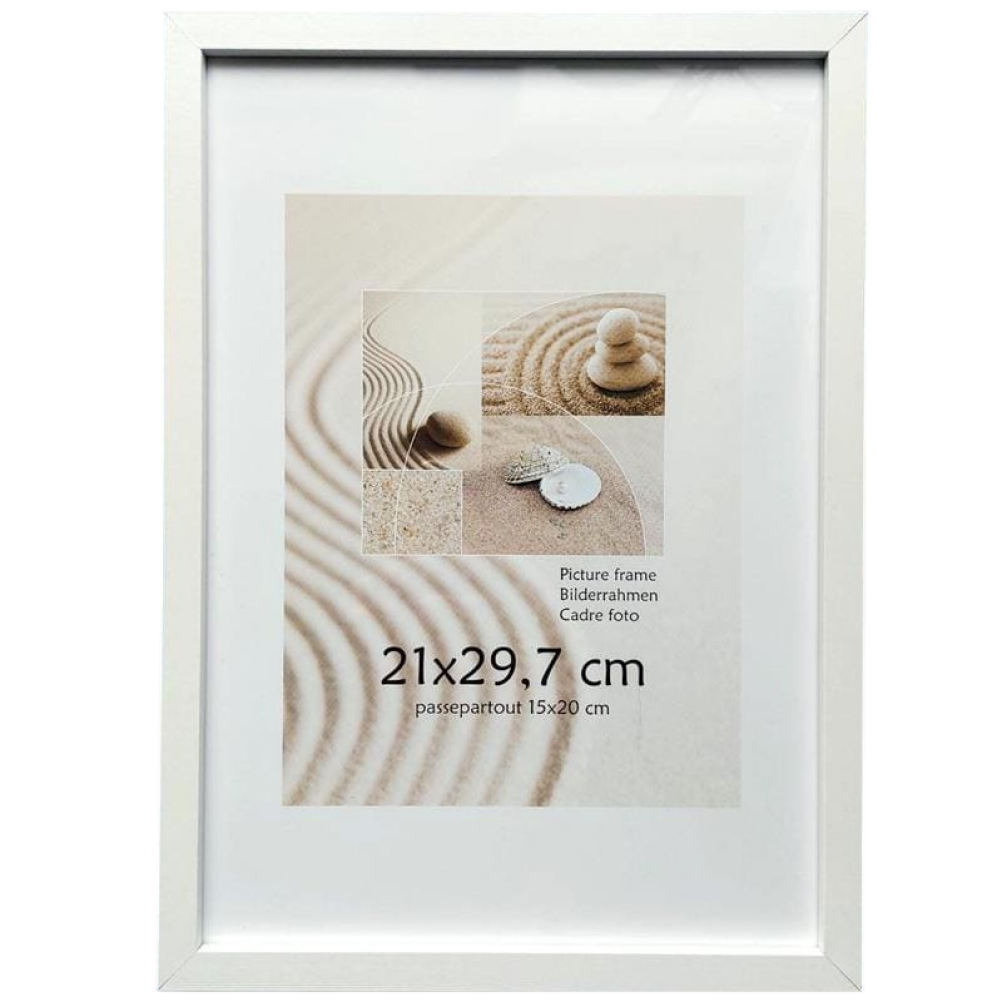 Фоторамка "1213-80303", 21х29.7 см, белый