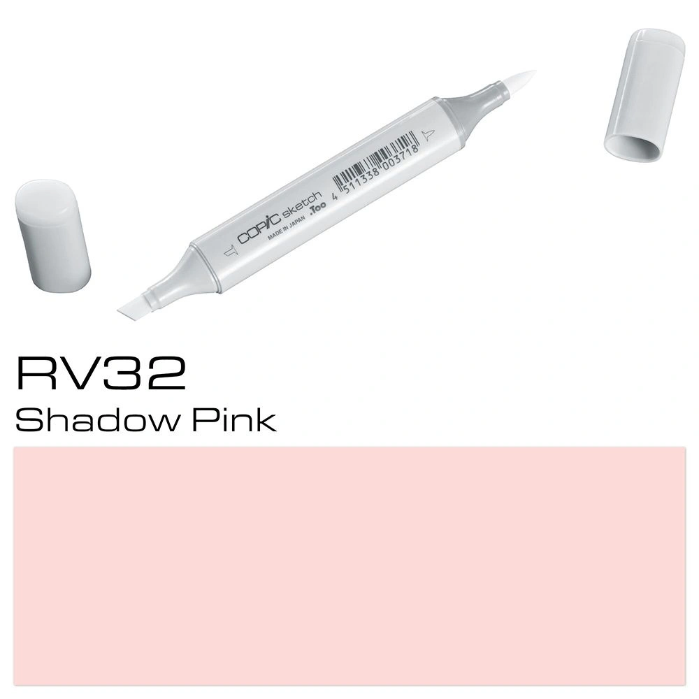 Маркер перманентный "Copic Sketch", RV-32 розовая тень