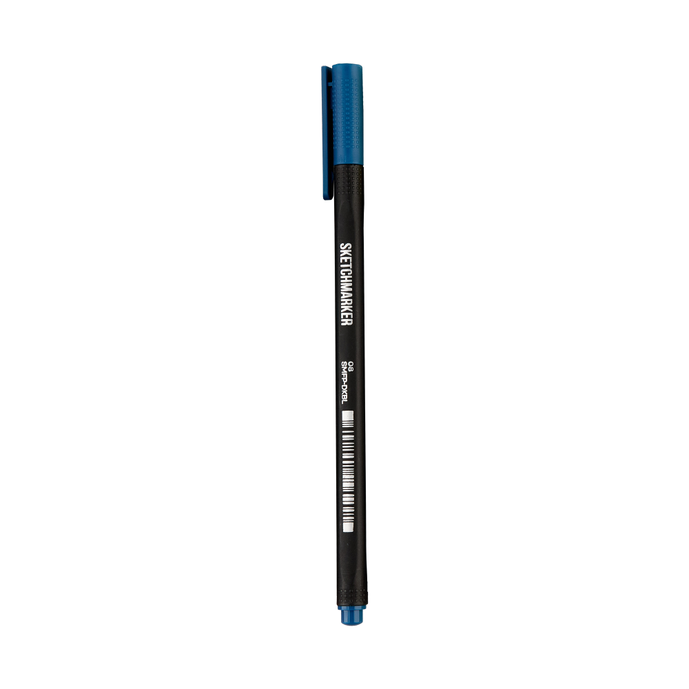 Ручка капиллярная "Sketchmarker Artist fine pen", 0.4 мм, синий темный