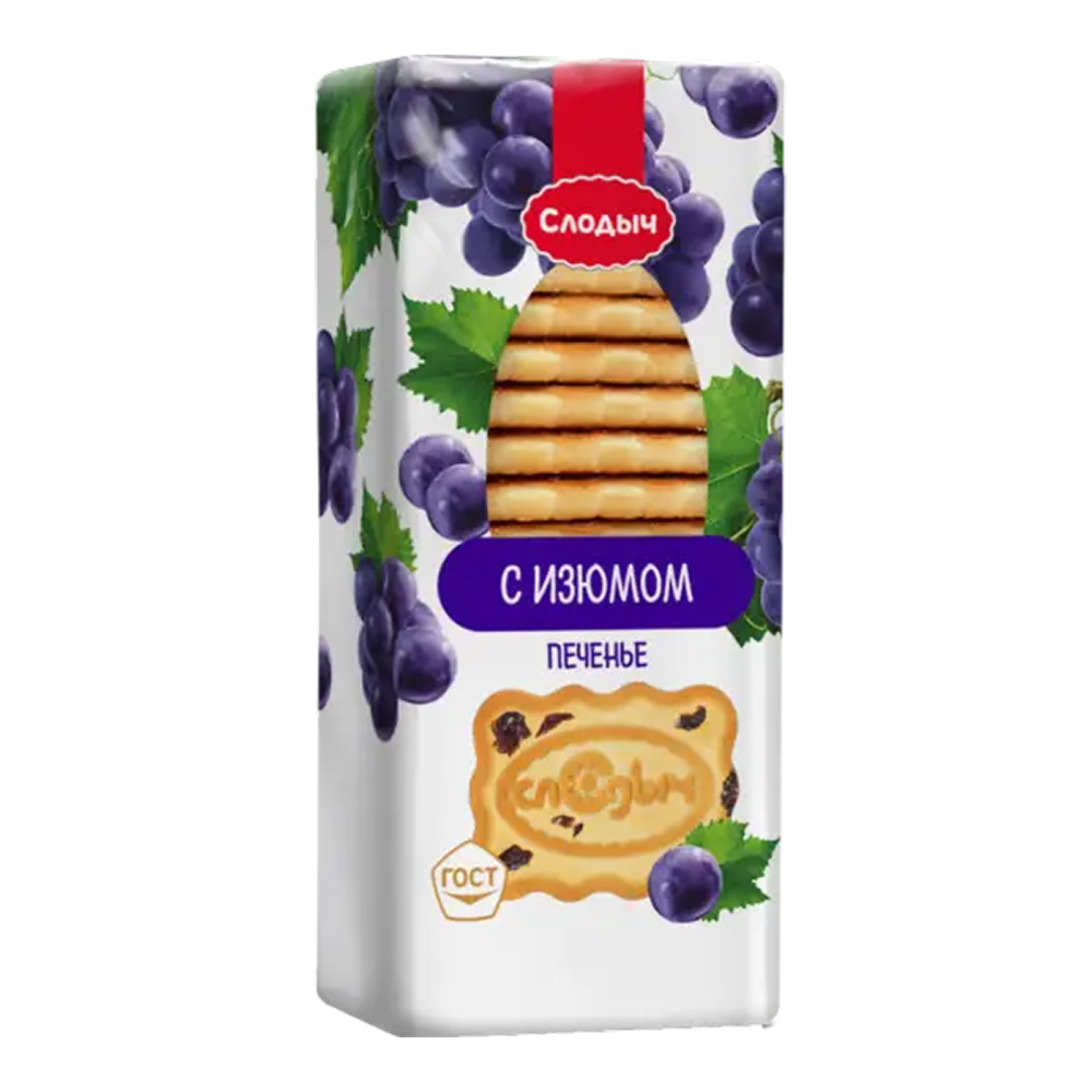 Печенье "Слодыч", 390 гр, с изюмом