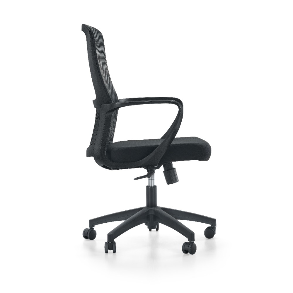 Кресло для персонала SitZone U-069B, сетка, ткань, черный, 2 шт/упак - 4