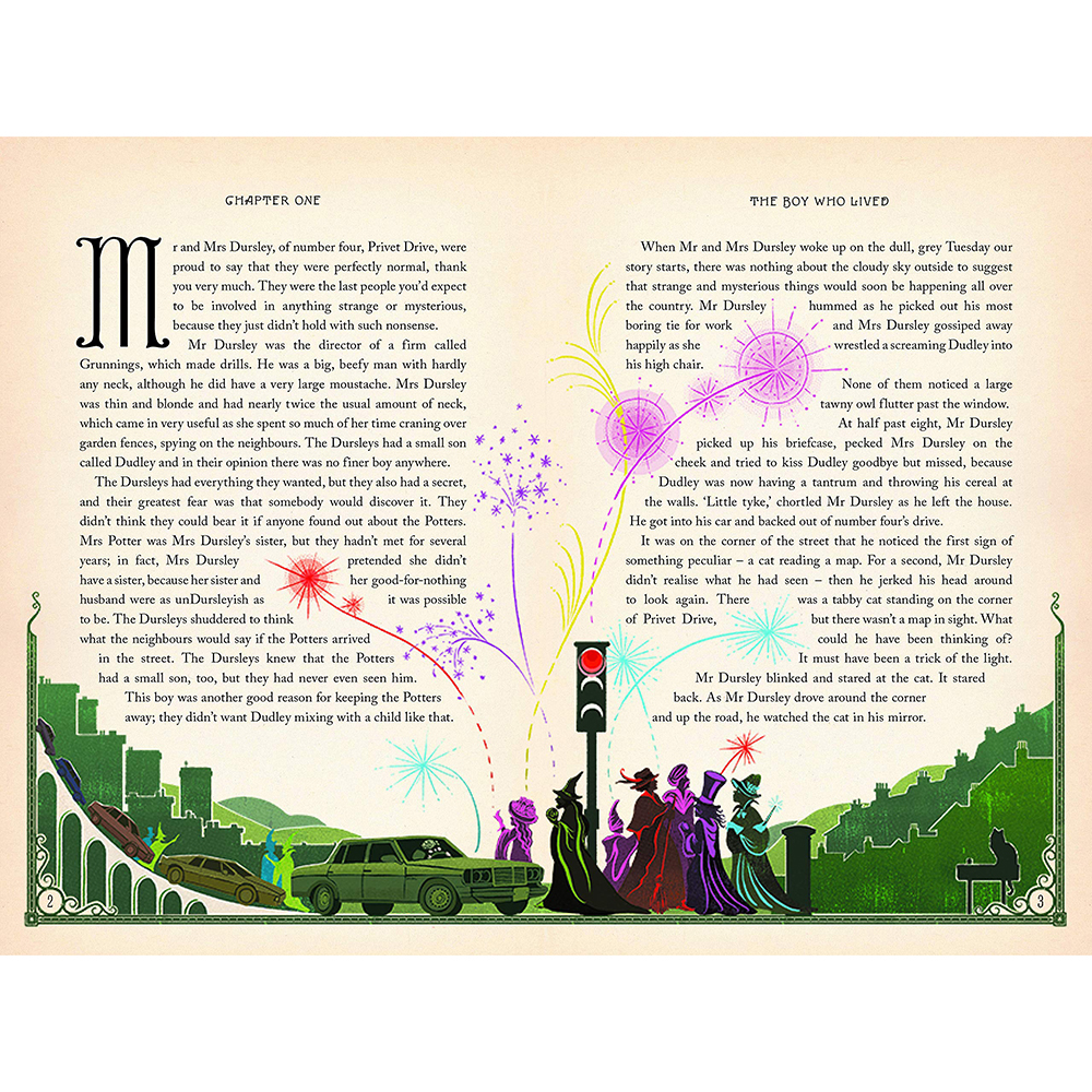 Книга на английском языке "Harry Potter and the Philosopher`s Stone: MinaLima Ed HB", Rowling J.K.  - 2