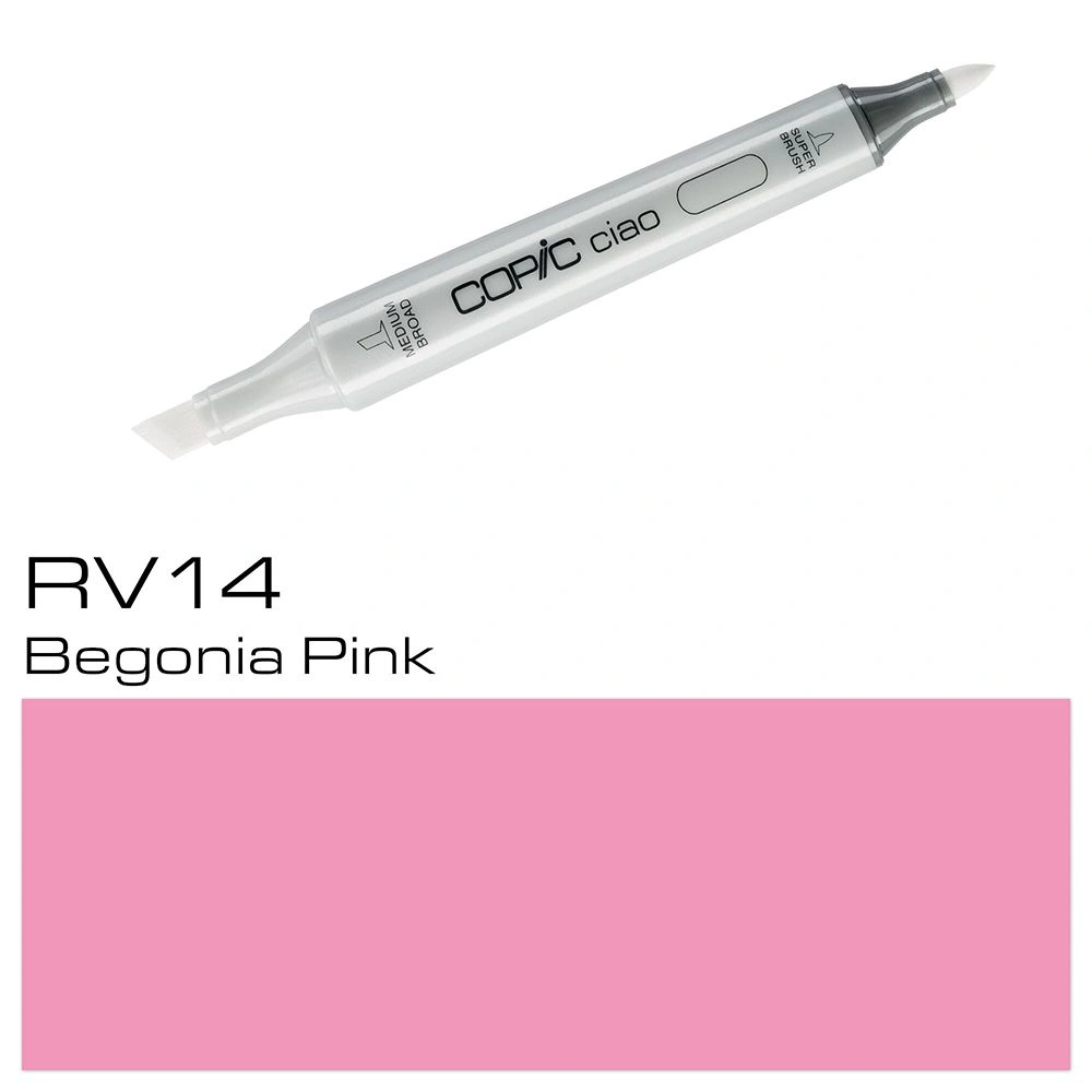 Маркер перманентный "Copic ciao", RV-14 розовая бегония