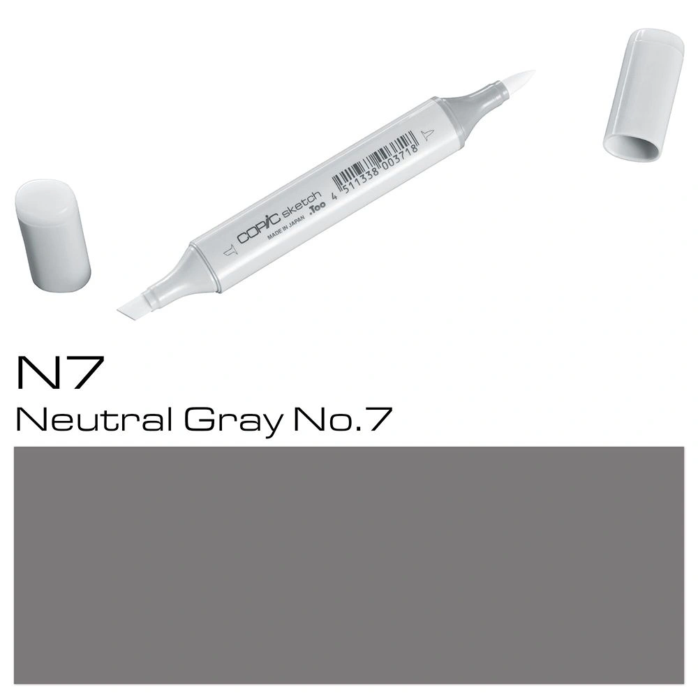 Маркер перманентный "Copic Sketch", N-7 нейтральный серый №7