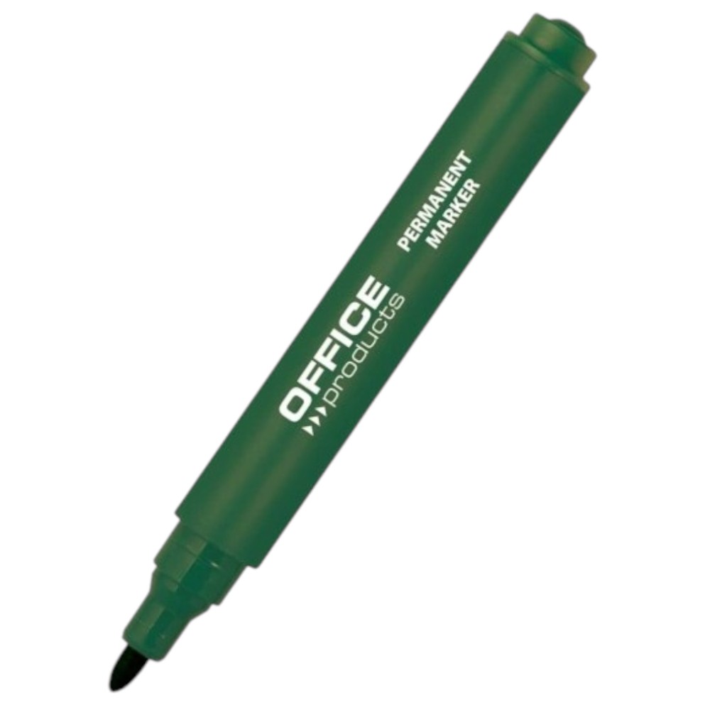 Маркер перманентный "Office Products", зеленый - 2