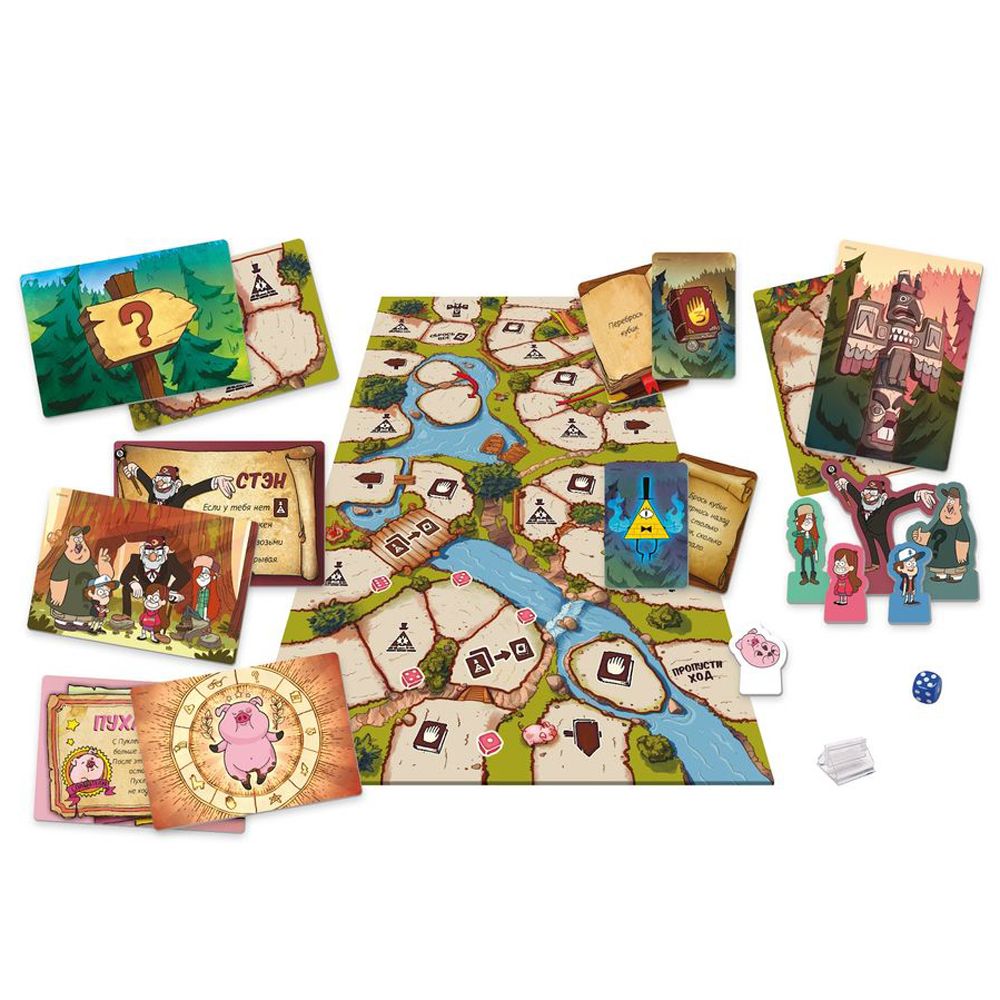 Игра настольная "Гравити Фолз: Спасти Пухлю"  - 5