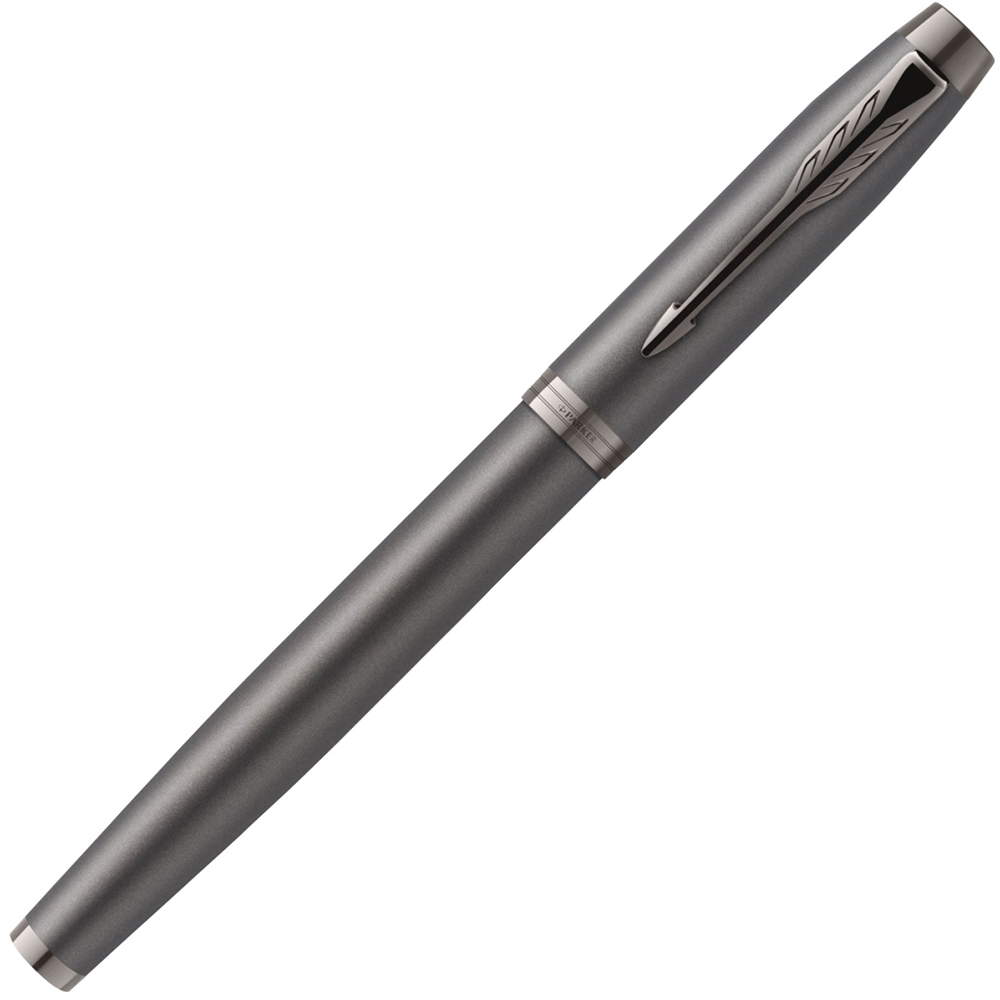 Ручка-роллер Parker "IM Monochrome T328 Bronze PVD", 0,5 мм, серый, стерж. черный - 2