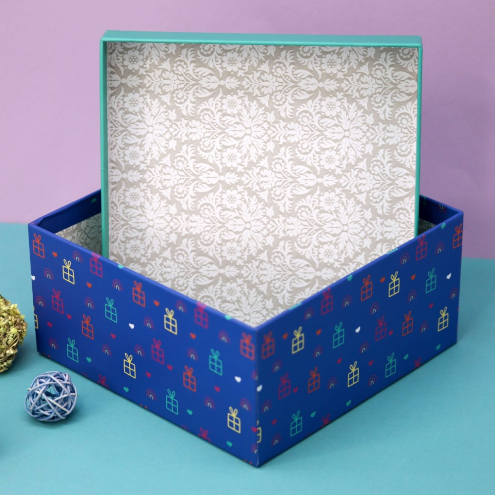 Коробка подарочная "Gift", 19х19х9.5 см, картон - 2