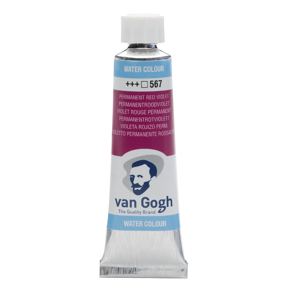 Краски акварельные "Van Gogh", 567 красно-фиолетовый прочный 10 мл, туба