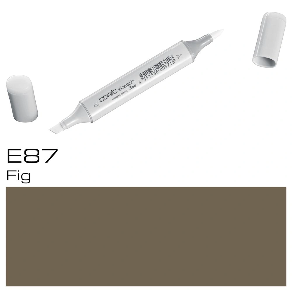 Маркер перманентный "Copic Sketch", E-87 инжир