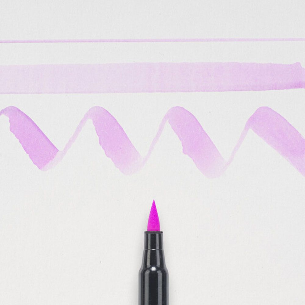 Маркер акварельный "Koi Color Brush", лиловый - 2