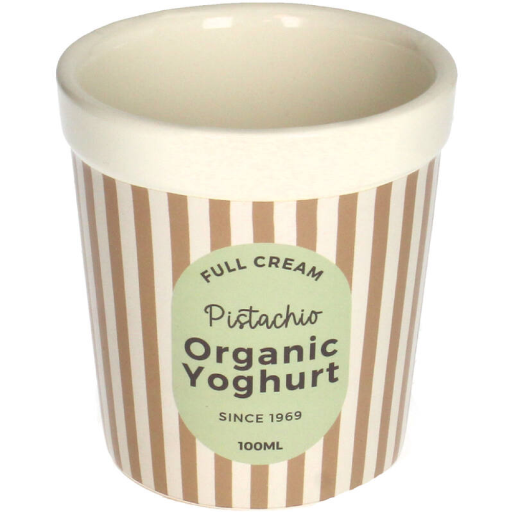 Кашпо "Organic Yoghurt", керамика, коричневый
