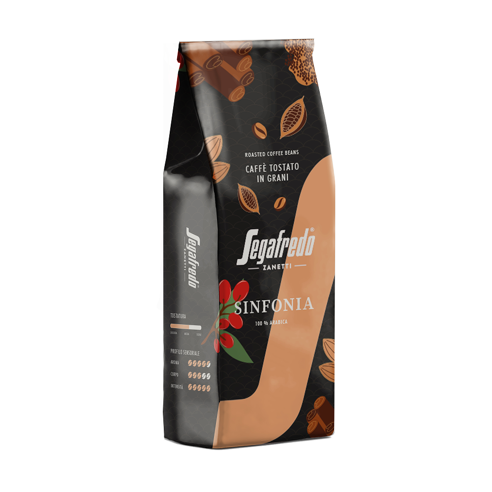 Кофе "Segafredo" 100% Arabica Sinfonia, зерновой, 1000 гр.