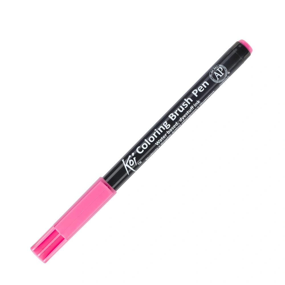 Маркер акварельный "Koi Color Brush", маджента