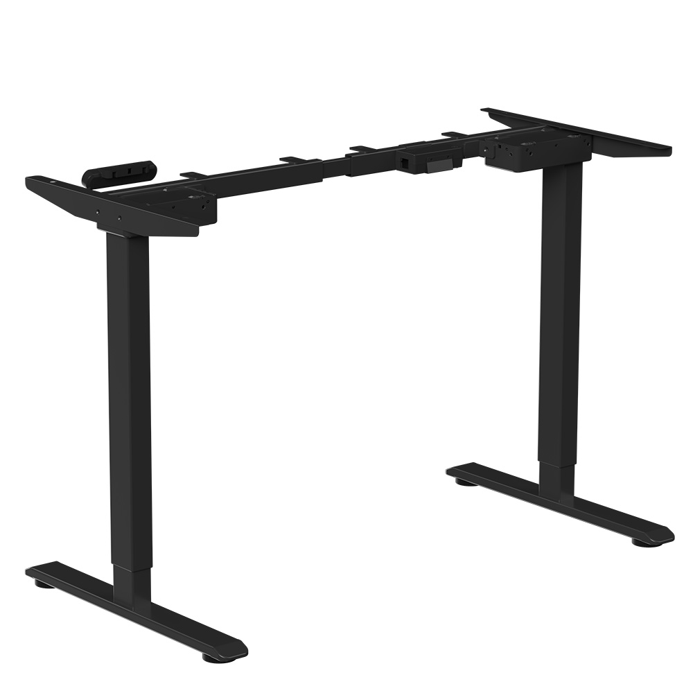 Стол с электроприводом WellDesk Prime 1300x675х18 черный/акация лэйкленд (9191461+9072453) - 5