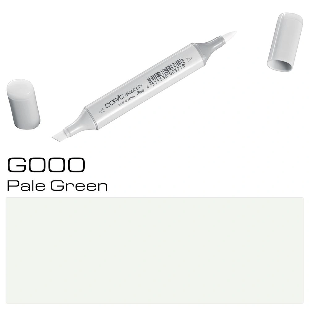 Маркер перманентный "Copic Sketch", G-000 бледный зеленый