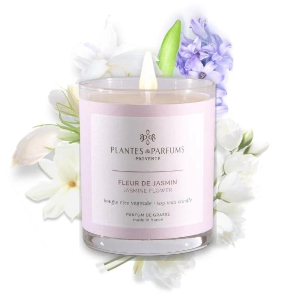 Свеча ароматическая PLANTS&PARFUMS "Jasmine Flower", 180 гр.  - 2