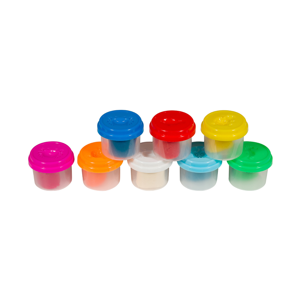 Тесто для лепки "HappyColor", 8 цветов, 160 гр. - 2