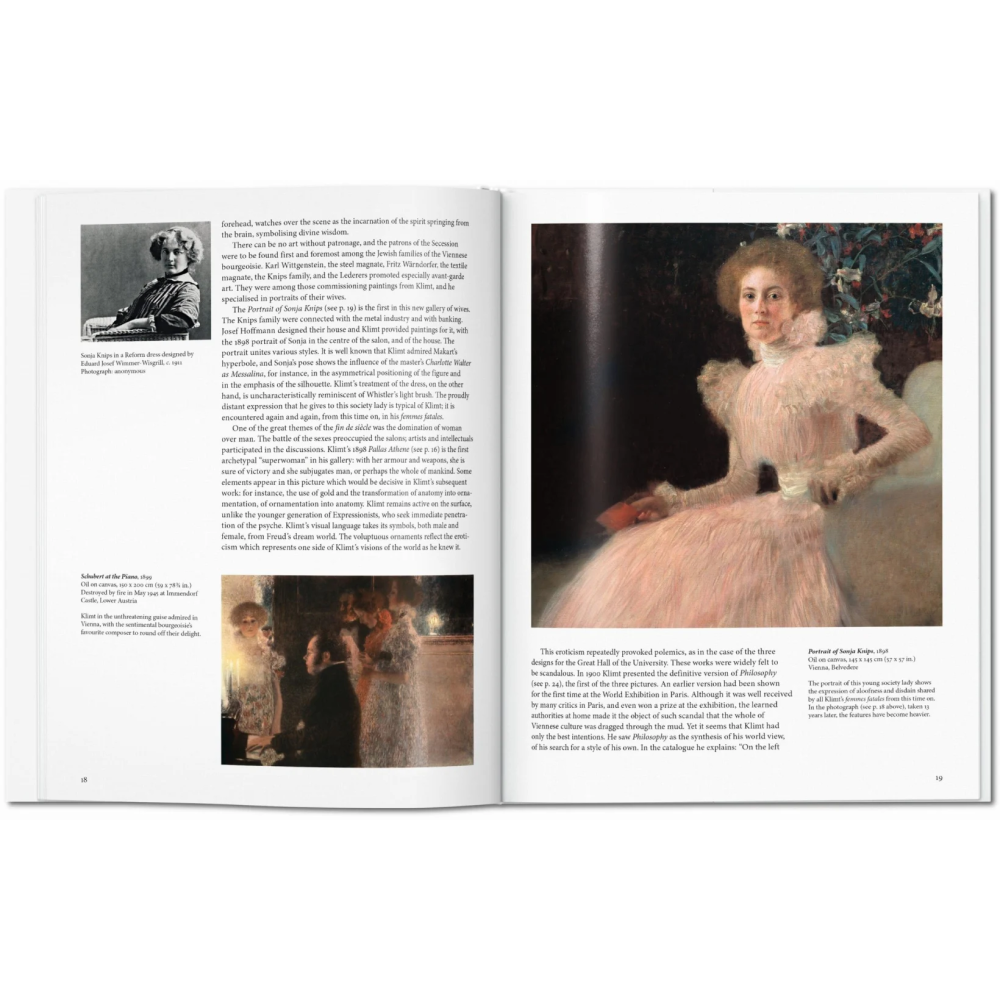 Книга на английском языке "Basic Art. Klimt"  - 2