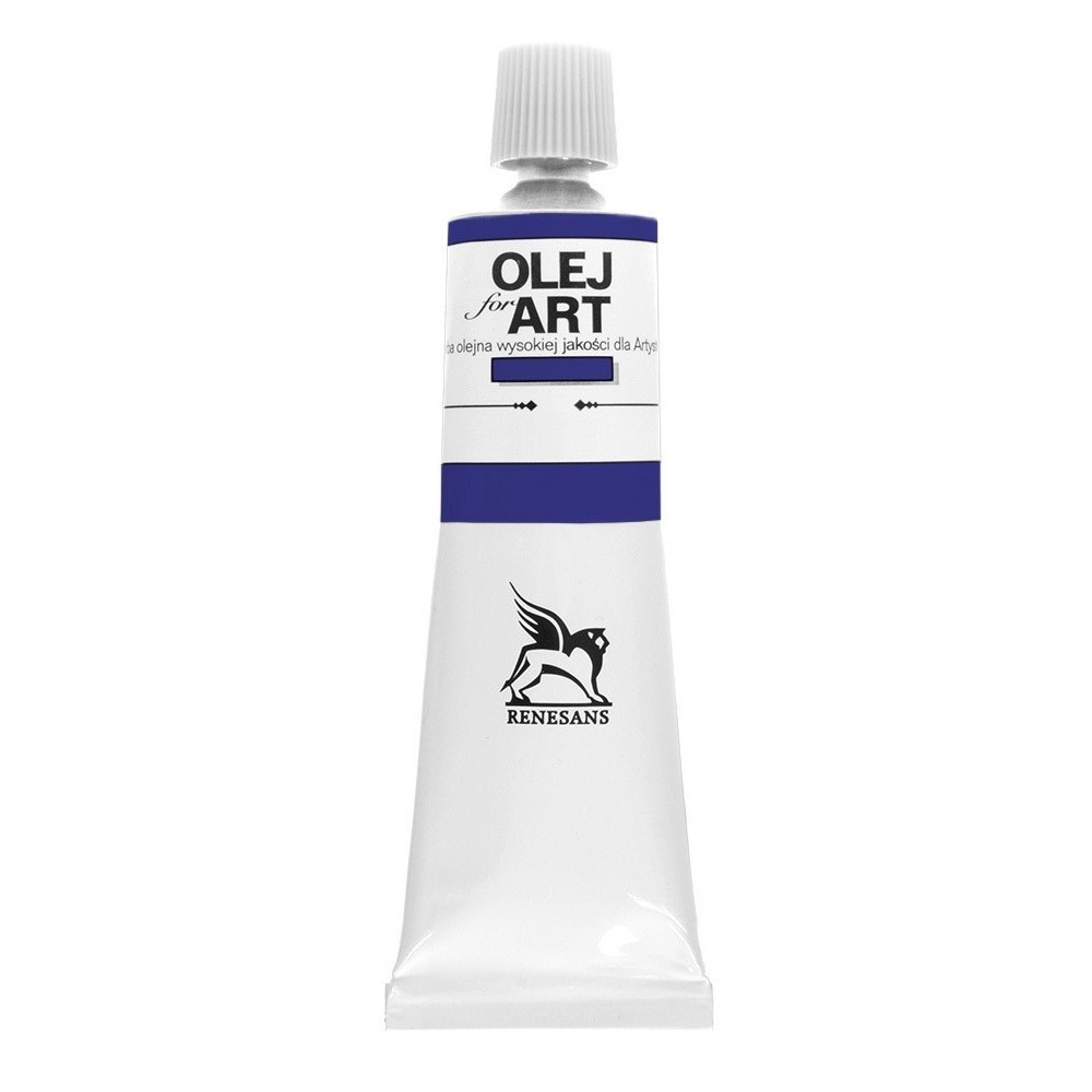Краски масляные Renesans "Oils for art", 68 индиго, 60 мл, туба