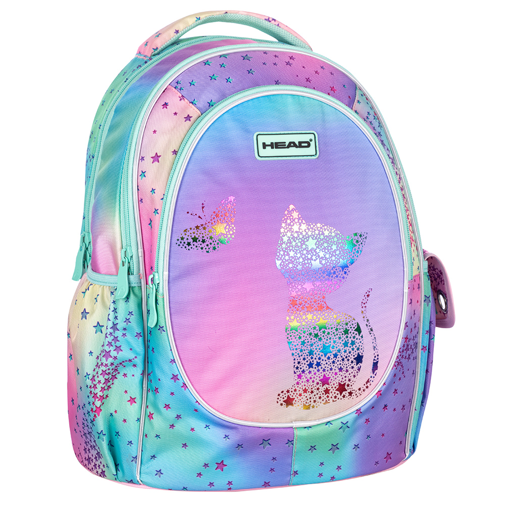 Рюкзак молодежный "Ergo Back kitty ombre", разноцветный