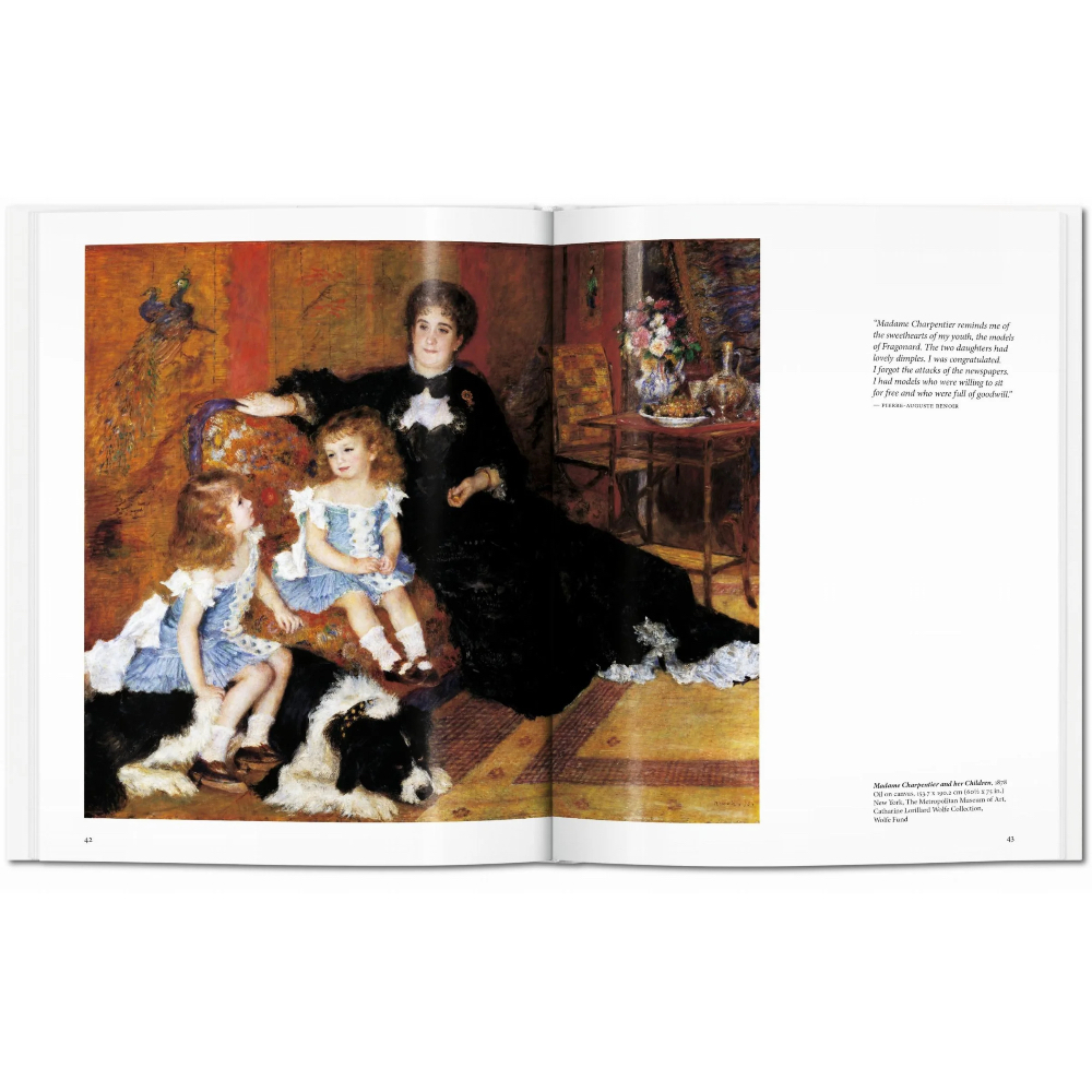 Книга на английском языке "Basic Art, Renoir" - 2
