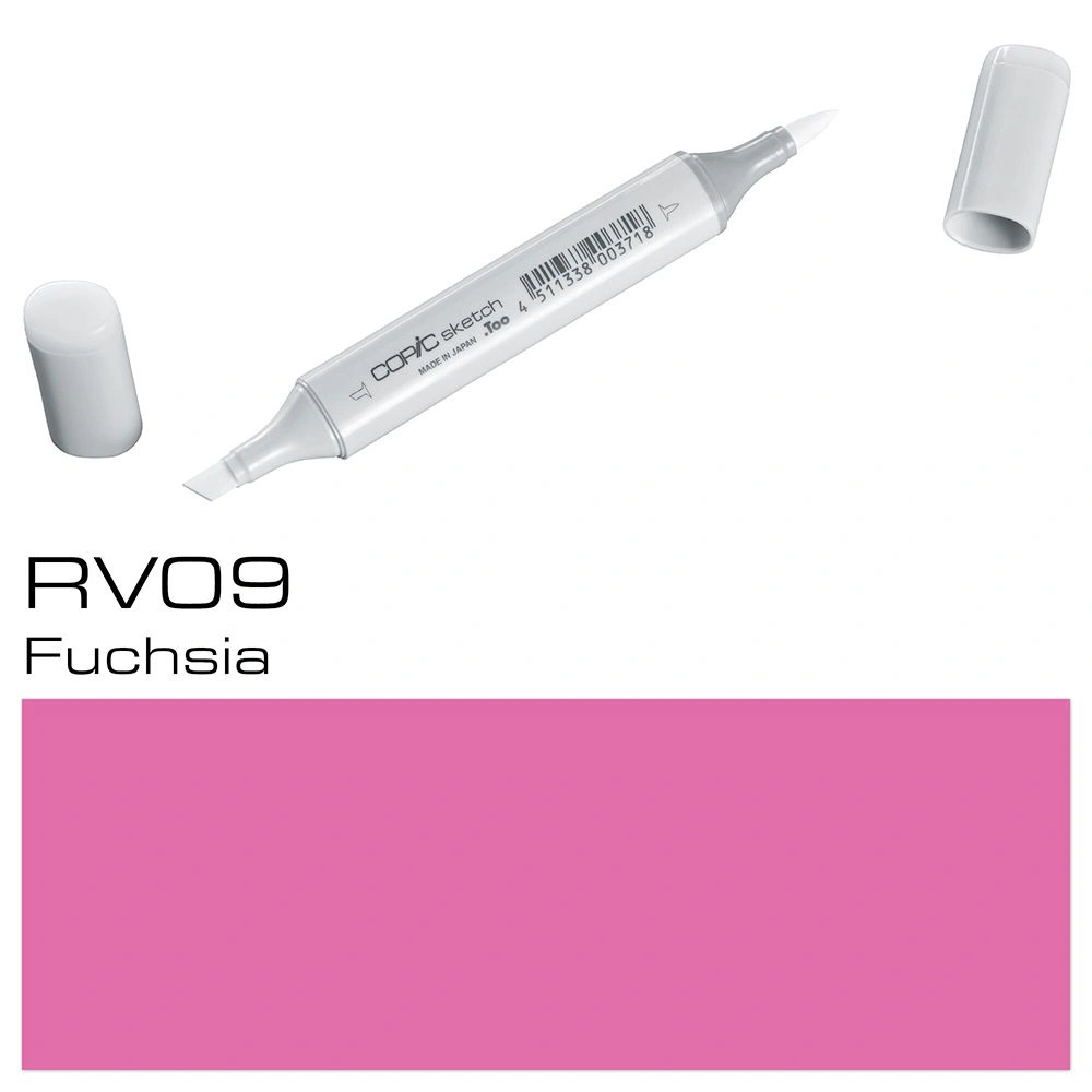Маркер перманентный "Copic Sketch", RV-09 фуксия