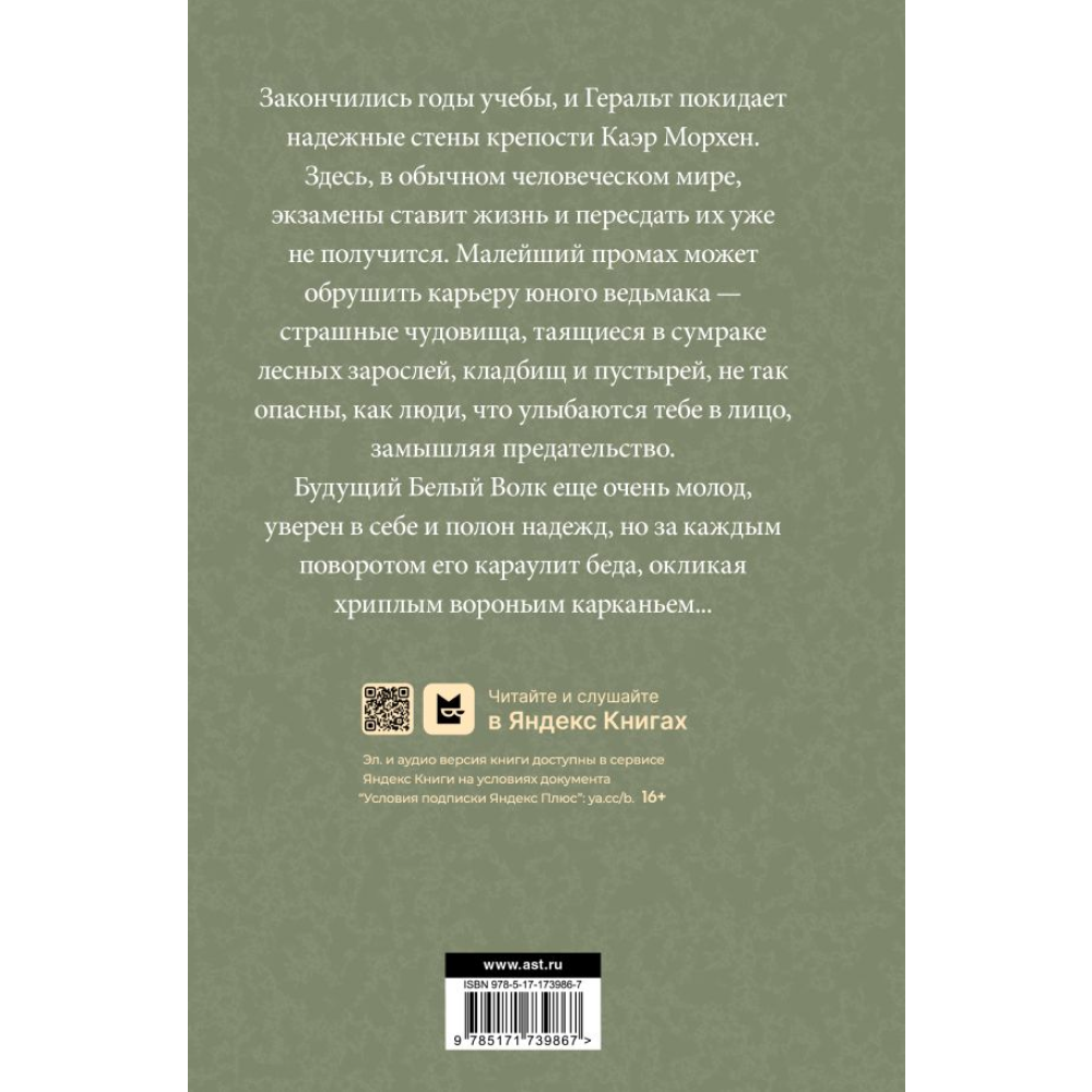 Книга "Ведьмак. Перекресток воронов", Анджей Сапковский - 2